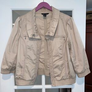 White House black market crop jacket